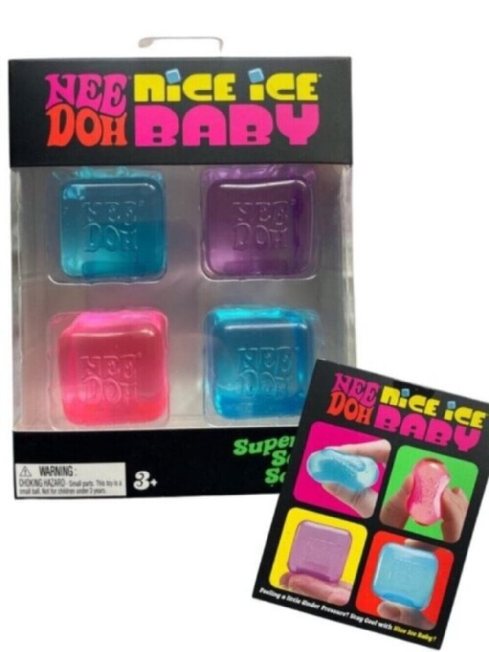 🆕 ❄️💖💙💜 NeeDoh Nice Ice Baby Mini Squishy Set 🔥OUT OF STOCK🔥TIKTOK